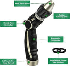 RESTMO Garden Watering Combo, Heavy Duty Hose Sprayer | Metal Hose Wand | High Pressure Hose Nozzle, Thumb Flow Control, Quick Connect Fittings Included, Easy to Reach Anywhere in Garden & Lawn - Image 6
