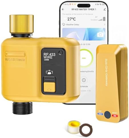 WiFi Water Timer 1 Zone for Garden Hose by Shrivee