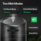 VIVOSUN AeroStream U075 USB Humidifier, 750ml Cool Mist Mini Humidifier with 2 Mist Modes, Auto Shut-Off, Smart Remote Control with VGrow, Designed for Small Grow Tents/VGrow (Pack of 2) - Image 3
