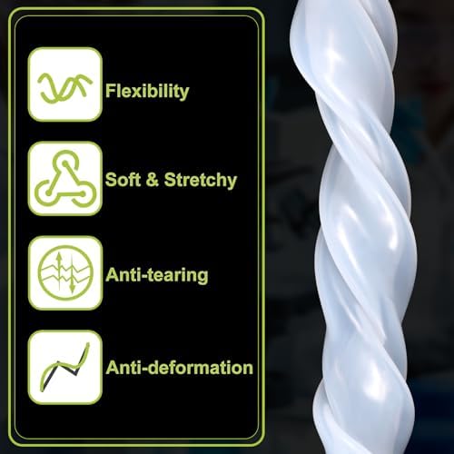 METALLIXITY Silicone Tubing 1/4" ID x 5/16" OD x 100Ft High Temp Clear - Image 3