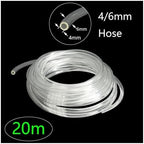 Ship accessories 4/6/8/12/16/20/25mm Garden Watering Hose Transparent Flexible PVC Plastic Pipe Water Sprinkler Irrigation 1/4 3/8 1/2 3/4 1" Irrigation accessories(30mm) - Image 4