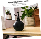 500ml Stainless Steel Watering Can for Plants and Flowers, Black - Image 3