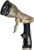 Underhill Pattern Master Gold Series Garden Water Hose Nozzle Sprayer Head, 3/4-Inch Thread Inlet, Jet Attachment 8 Spray Patterns, NG200-8S by Underhill