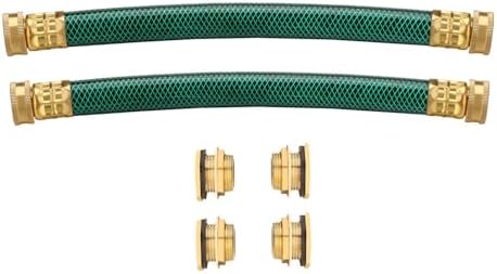 2PCS Rain Barrel Hose Connector, Rain Barrel Overflow Linking Kit by WADEOmakeyourlifebetter