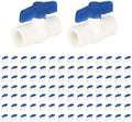 (Pack of 100) EFIELD 1/2 Inch PVC Ball Valve (FPT Threaded), Schedule 40, FPT x FPT Threaded For Residential, Commercial, Agricultural and Light industrial Applications,(PVC010-10-100PCS) by EFIELDPEXTUBING