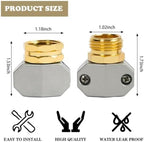 Garden Hose Repair Kit, Male Female Hose End Repair Fittings - Image 3