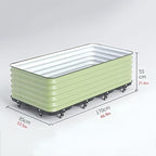 Patio Flower Plant Planter Box, Vegetables Planting Container, for Vegetable Planter Grops Garden Outdoor Patio(H55CM,85X170cm) - Image 2