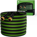 Garden Hose 50 FT, Non-Expanding Water Hose, Lightweight Flexible, Kink-Resistant & Burst-Resistant, High Pressure Garden Hose for Lawn, Garden, Car Wash & Outdoor Cleaning by lumomo