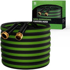Garden Hose 50 FT, Non-Expanding Water Hose, Lightweight Flexible, Kink-Resistant & Burst-Resistant, High Pressure Garden Hose for Lawn, Garden, Car Wash & Outdoor Cleaning by lumomo