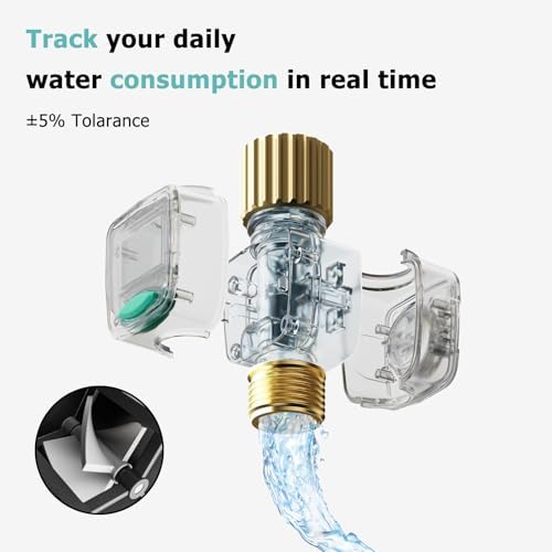 QUOBAS Water Flow Meter with Brass Fittings, Garden Hose Flow Meter for RV - Image 7