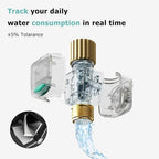 QUOBAS Water Flow Meter with Brass Fittings, Garden Hose Flow Meter for RV - Image 7