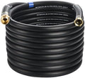 5/8 IN. × 75FT. Heavy Duty Rubber Garden Hose, High Flow 5/8" I.D. Brass Fitting No Memory Durable Heavy Duty Water Hose for Watering, Irrigation, Water Transfer Pump by Flaronro