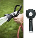 Xiaohu Adjustable Garden Hose Nozzle Garden Hose Nozzle Sprayer for 3/4 Inches GHT, Heavy Duty Water Hose Nozzle for Washing High Pressure Adjustable Sprayer - Image 2