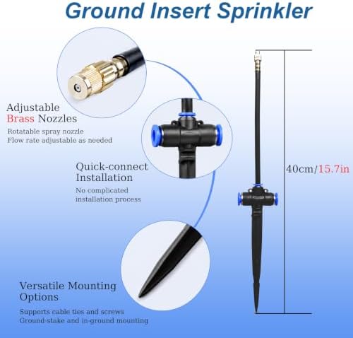 Drip Irrigation Kit, Adjustable Watering System for Potted Plants - Image 3