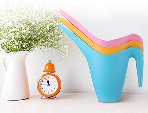Household Long Mouth Watering Kettle Plastic Watering Can Large Capacity 1.8L Garden Watering Pot (Color : Blue) (Pink) - Image 4