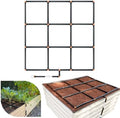 Garden Grid 3x3 | Raised Bed Watering System | Pre-Assembled, Full-Coverage by GardenInMinutes