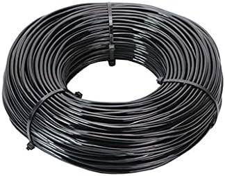 PVC Garden Water Hose Irrigation Watering Tubing, 1/8'' 1/4'' 3/8'' Black White Blue Transparent Hose (Size : 3l5mm x 100m) by Unknown
