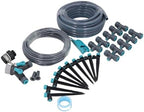 Aramox Drip Irrigation Kit Micro Irrigation System Garden Watering System with 32.8ft Hose Adjustable Nozzles for Lawn Garden Greenhouse Landscaping - Image 2