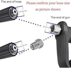 M MINGLE Replacement Pressure Washer Gun with Extension Wand, M22 15mm or M22 14mm Fitting, 5 Nozzle Tips, 40 Inch, 4000 PSI (Pack of 2) - Image 4