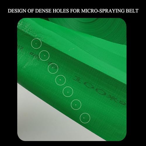 2'' Lawn Watering Hose Garden Soaker Hose with Holes, Heavy Duty No-Kink Flat Sprinkler Water Hose Agricultural Irrigation Hoses System for Garden Beds,Vegetabl - Image 4