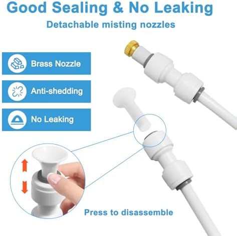 POCKET PANDA Misters for Outside Patio, Standing Misting Cooling System - Image 6
