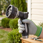 Garden Hose Nozzle with Thumb Control, 7 Spray Patterns - Image 6