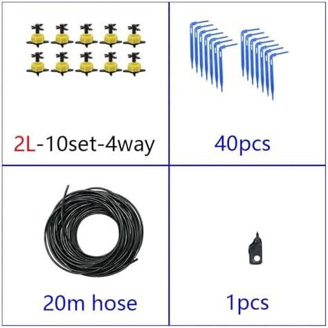 Garden Supplies 2L 4L 8L Dripper Pressure Compensation Emitter Watering Kits 2-Way 4-Way 3/5mm Arrow Drip Transmitter Micro Flow Dripper System Nozzle(8L) - Image 3