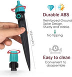 50PCS 2-In-1 Drip Irrigation Emitters with Stake for 1/4 inch Irrigation Tubing, Quick Connect 195mm Stake Sprinkler 8-Hole Watering Dripper＆Misting Nozzles Garden Watering System (2-In-1 Nozzle) - Image 3