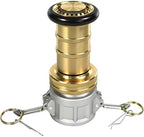 2 Inch NPSH Brass Fire Hose Nozzle with Aluminum Camlock by SpringSpray
