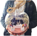 Terrarium for New Job Success - Globe Glass Jar with Preserved Lavender, Miniature Office Desk Set, and 'Success' Sign - Unique Decorative Gift for Colleagues and Friends - refined Home and Office - Image 2