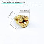 5/10PCS 0.9mm-1.5mm Orifice Foam Cannon Orifice Nozzle and Foam Manufacturer Mesh Filter Filter Kit with Cleaning Tools Foam Cannon Snow Foam Car Copper 1.3mm 10pcs - Image 2