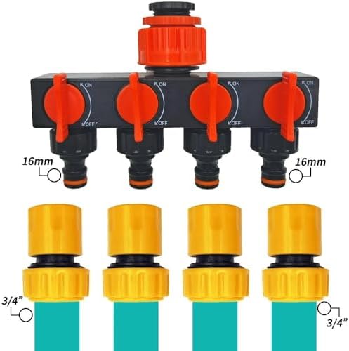 6PCS 3/4 1/2 inch Garden Hose Pipe Repair Connector Fitting Tubing Quick Connection(1I2inch-6pcs) - Image 6