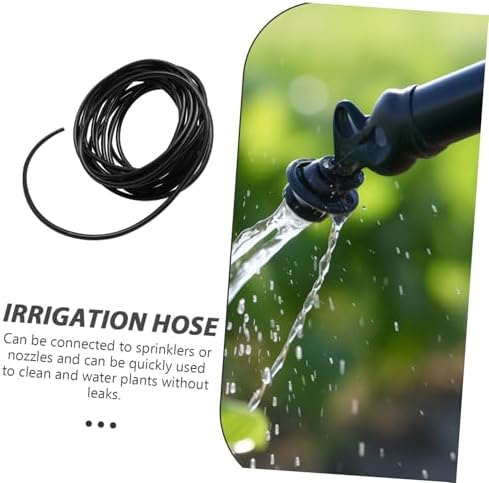 Flexible PVC Irrigation Tube, 10m Rollable Black Hose for Plants - Image 2