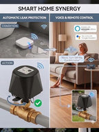 Smart Wifi Water Valve, Motorized Ball Valve, App Comtrol, Brass - Image 6