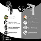 RESTMO Hose Nozzle with Easy Self-Lock Trigger, Heavy Duty Water Sprayer - Image 6