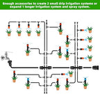 240FT DIY Automatic Drip Irrigation System Kit for Garden - Image 2