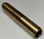 Three Pack - 1/2 Inch Brass Insert Coupling Connector, Brass Barbed Fitting for Waterlines, Plumbing and Irrigation Tubing, 1/2 Insert x 1/2 Insert Coupling - Image 4