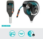 Gardena Garden and Patio Hose Box Rollup M: Weatherproof Box with roll-up Technology and 20m Hose, Irrigation of Medium-Sized Gardens with Patio, Automatic retraction, White (18615-20) - Image 2
