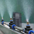 Roof Drip Sprinkler Cooling System, Construction Watering & Dust Control by Unknown