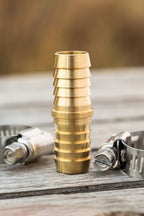 20-Pack Heavy-Duty 5/8-in. Brass Coupling with Stainless Steel Clamps (Hose Repair) - Image 6