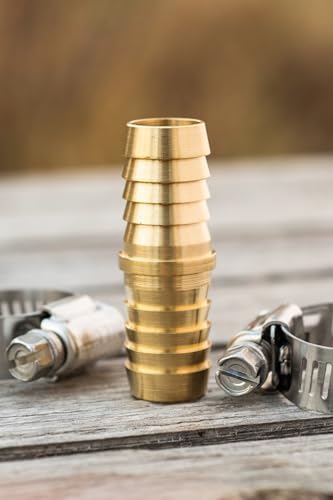 20-Pack Heavy-Duty 5/8-in. Brass Coupling with Stainless Steel Clamps (Hose Repair) - Image 6