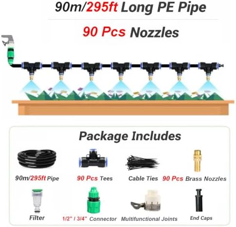 Commercial Greenhouse Livestock Waterparke Cooling Sprinkler System - Image 2