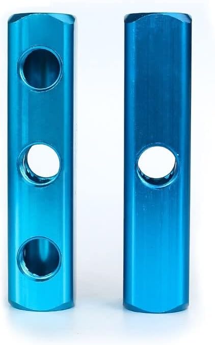 Aurorad Air Manifold Distributor 1/4" PT Thread Port 2 3 4 5 6 7 8 9 Way Pneumatic Quick Plug In Connector Hose Aluminum Block Splitter (Color : 8 Way 11 Port) - Image 4