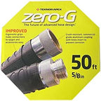 zero-G Lightweight, Ultra Flexible, Durable, Kink-Free Garden Hose, 5/8-Inch by 100-Feet,Black (5/8" x 50' 2 Pack) - Image 4