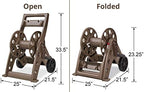 Liberty Garden Products 514 Two Wheel, Hose Cart, Plastic,bronze (Assembly required) - Image 6