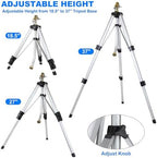 Sprinklers for Yard on Tripod, 2 Pack Heavy Duty 360 Degree Impact Lawn Sprinklers for Yard and Gardens, Adjustable Base with Sprinkler Head Nozzle and 3/4" NH Inlet Hose Connection - Image 3