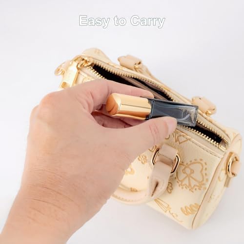 45pcs 10ml Mini Glass Spray Bottles Square Gradient Gold Cap - Image 5