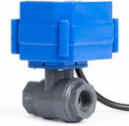 U.S. Solid 1/2" Motorized Ball Valve with US Plug 110VAC UPVC Electrical Ball Valve, Auto Return, Normally Closed - Image 6