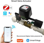 Upgrade Zigbee 3.0 Smart Water Valve Shutoff Reinforced Mounting Arm Durable Metal Gear (TUYA/SmartThings Hub), Alexa/Google Compatible, 2.4 GHz, Motorized Ball Valve Actuator - Image 2