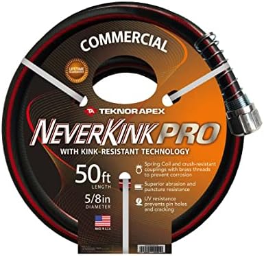 Teknor Apex 8845-50 NeverKink Pro Commercial-Duty Hose - 5/8" x 50' by TeknorApex